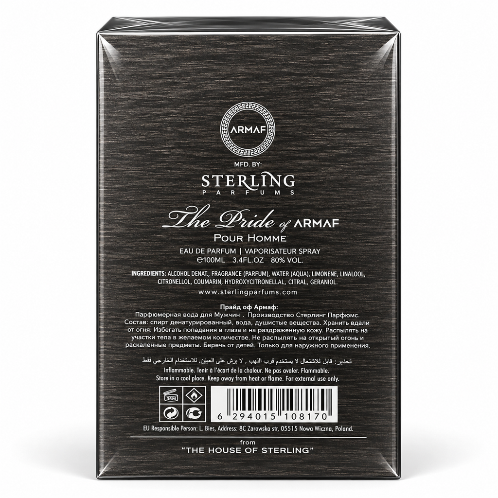 Armaf The Pride of Armaf Pour Homme Eau de Parfum